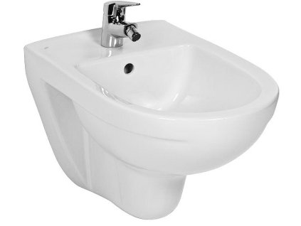 JIKA H8303810003021 - Lyra plus bidet závěsný 53cm s otvorem pro baterii bez postranních otvorů, bílý obrázek č.: 1