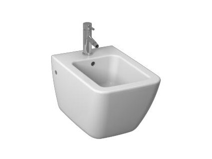 JIKA H8304210003041 - Pure bidet závěsný 54 cm s otvorem pro baterii, s postranními otvory, bílý obrázek č.: 1