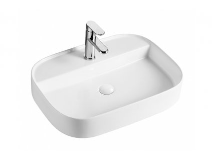 Moderno 50 keramické umyvadlo na desku 50,5 x 40 x 13,5 pro baterii na umyvadle obrázek č.: 1