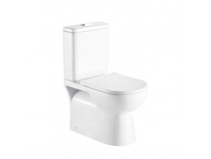 Kombi WC PROGETTO RIMLESS se SLIM sedátkem Soft-close, uni odpad obrázek č.: 1