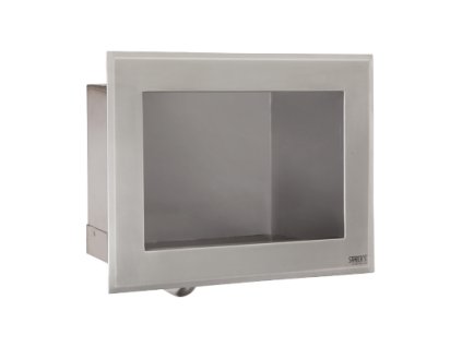 SANELA SLUN76E Nerezové zápustné automatické umyvadlo s integrovaným spouštěním vody pro přívod studené a teplé vody, 24 V DC obrázek č.: 1