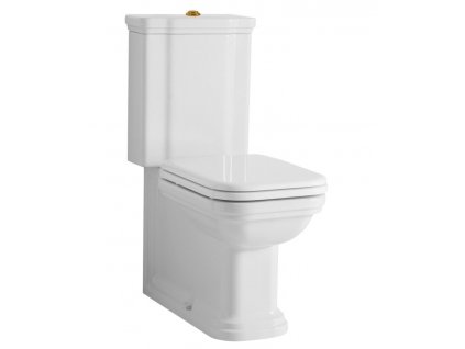 WALDORF WC kombi, spodní/zadní odpad, bílá-bronz obrázek č.: 1