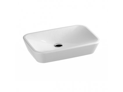 Ravak umyvadlo Ceramic 600 R keramické white 600 x 400 x 120 mm, na desku, obdélníkové obrázek č.: 1