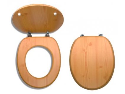 Dýhované sedátko z lisovaného dřeva BOROVICE - umělá dýha (WC/BOROVICE) obrázek č.: 1