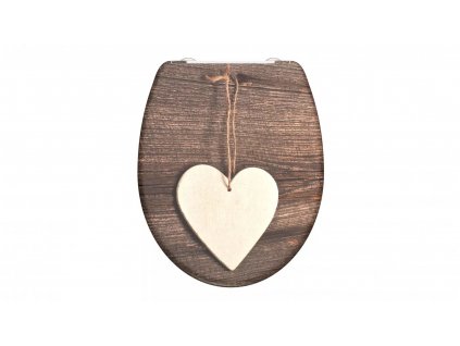 WC sedátko Wood Heart, duroplast, soft close (SCHÜTTE WOOD HEART) obrázek č.: 1