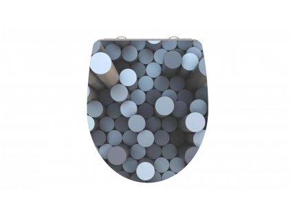 WC sedátko Round Dips, duroplast, soft close (SCHÜTTE ROUND DIPS) obrázek č.: 1