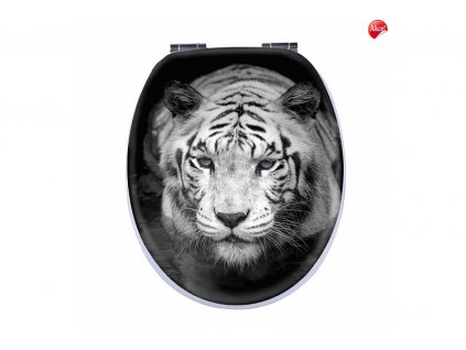 Olsen Spa TIGER 3D, wc sedátko s pomalým zavíráním, mdf deska (tygr) obrázek č.: 1