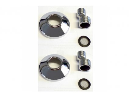 Krycí růžice včetně etážek a těsnění - excentr pro připojení baterie standard (pár) obrázek č.: 1