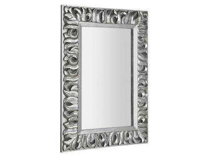 ZEEGRAS zrcadlo ve vyřezávaném rámu 70x100cm, stříbrná obrázek č.: 1