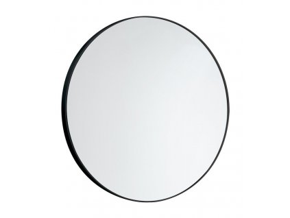 Zrcadlo kulaté v plastovém rámu ø 60cm, černá mat obrázek č.: 1