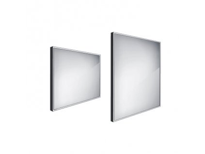 Nimco ZPC 13003-90 - černé LED zrcadlo 800x700 obrázek č.: 1