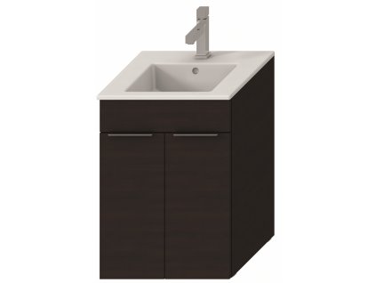 Jika Cube skříňka s 2 dveřmi s umývátkem 45 cm tmavý dub, úchytky antracit obrázek č.: 1