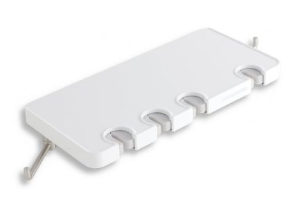 Titania Yacore 65574,1 polička s držákem kartáčků a dvěma háčky obrázek č.: 1