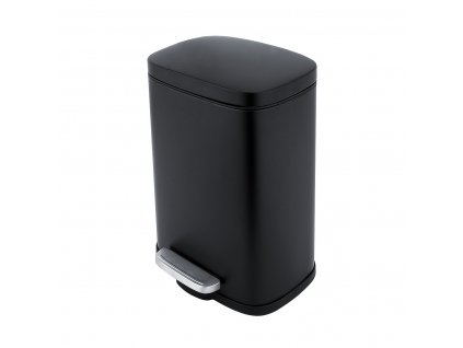 Odpadkový koš KOS8005 - 5 litrů, černý matný oválný obdélník (KOS8005-90) obrázek č.: 1