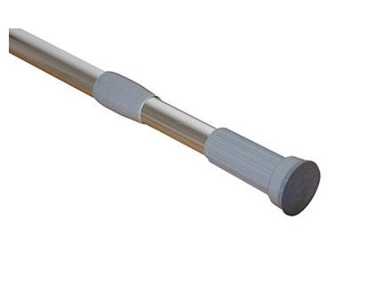Teleskopická rozpěrná tyč na závěs 70 - 120 cm - chrom (leštěný hliník) obrázek č.: 1