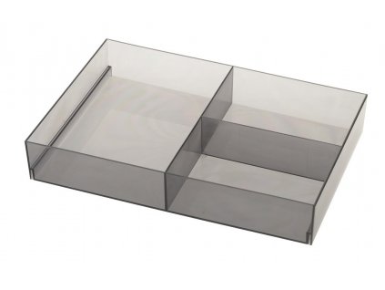 Organizér do zásuvky, 202x50x302 mm, plast, kouřová obrázek č.: 1