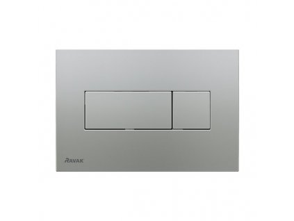 Ravak WC tlačítko Uni satin, matné stříbrné tlačítko pro nádrže Ravak G II a W II obrázek č.: 1