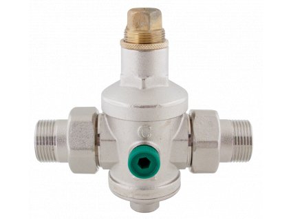 Redukční ventil - regulátor tlaku   1" včetně šroubení, nikl obrázek č.: 1