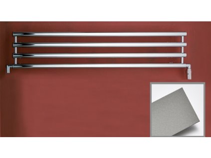 PMH Rosendal RLMS koupelnový radiátor 95x27 mm - metalická stříbrná (P.M.H.) obrázek č.: 1