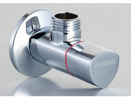 Fanski FA2760-AP008-T Rohový keramický ventil 1/2" x 3/8" červené značení obrázek č.: 1