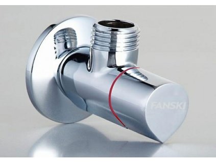 Fanski FA2760-AP009-T Rohový keramický ventil 1/2" x 3/8" červené značení obrázek č.: 1