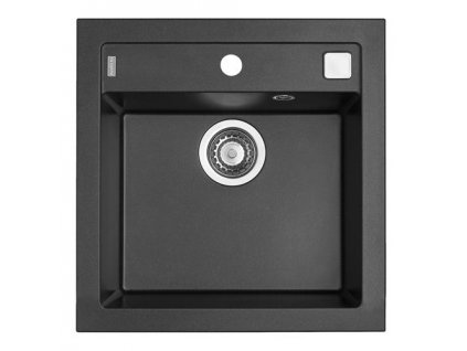 Alveus FORMIC 20 TWILIGHT 20/05 + pop-up sifon, obdélníkový (čtvercový) granitový dřez 520x510x200 mm Twilight obrázek č.: 1