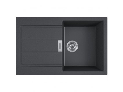 FRANKE Sirius 143.0613.582 S2D 611-78 Tectonite černá  obrázek č.: 1
