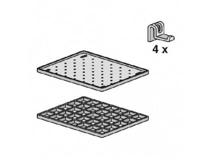 Odkládací souprava MULTISET NICOLL 60006000005 pro výlevku Multiset 60005010007 obrázek č.: 1