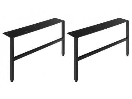 MITRA podpěrné nohy 60x280-290x430mm, lakovaná ocel, černá mat, 2ks obrázek č.: 3