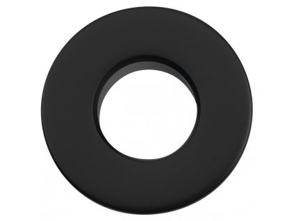Kovová krytka přepadu umyvadla, 30 mm, černá mat obrázek č.: 1