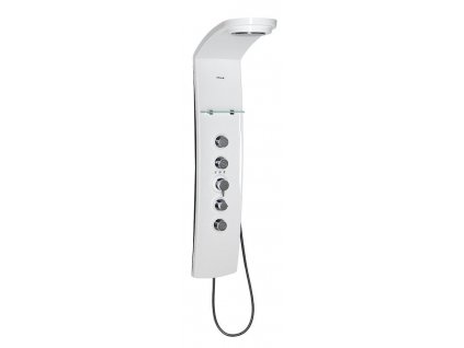 LUK termostatický sprchový panel nástěnný 250x1300mm, bílá obrázek č.: 1