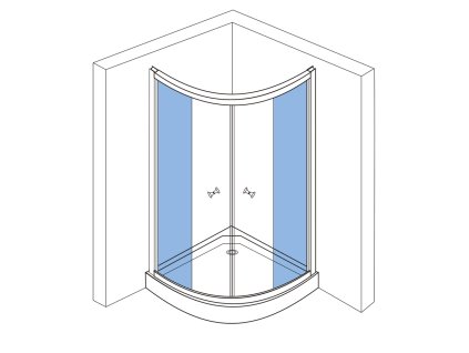 Sklo pro BTR803, pevná část