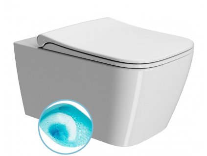 NUBES závěsná WC mísa, Swirlflush, 35x55cm, bílá ExtraGlaze obrázek č.: 1