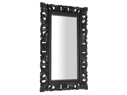 SAMBLUNG zrcadlo ve vyřezávaném rámu 40x70cm, černá obrázek č.: 1