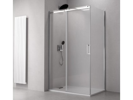 THRON ROUND obdélníkový sprchový kout 1400x700mm, kulaté pojezdy