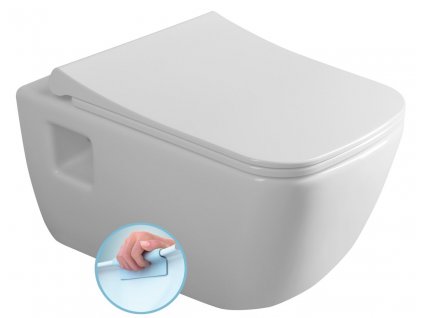 WALTER závěsná WC mísa, Rimless, 37x52,5cm, bílá obrázek č.: 1