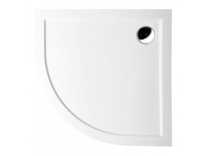 SERA sprchová vanička z litého mramoru, čtvrtkruh 90x90cm, R550, bílá obrázek č.: 1