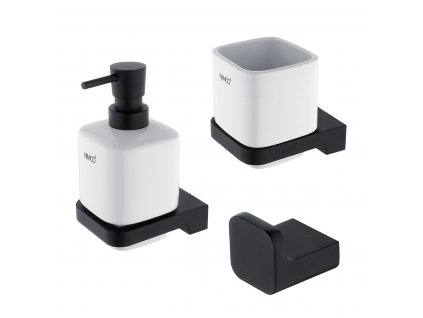 Nimco Maya černá MAC SET-31K-T-90 - Sada koupelnových doplňků