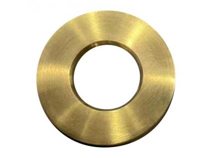 Kovová krytka přepadu umyvadla, 30 mm, zlato mat