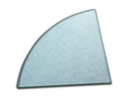 Sklo rohové poličky čiré (0135,X)