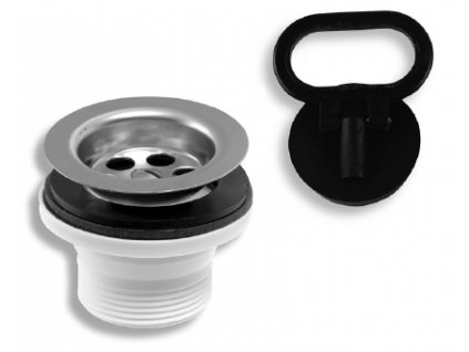 Dřezový uzávěr 6/4" plast (449,P)