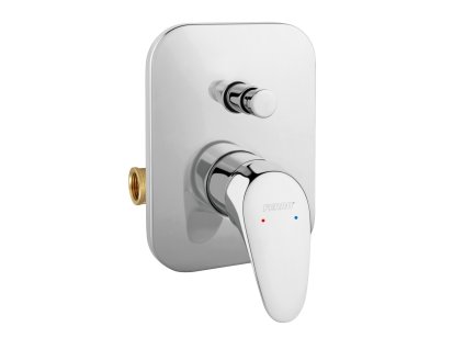 Vanová a sprchová podomítková baterie s přepínačem ONE chrom (BFO7P)