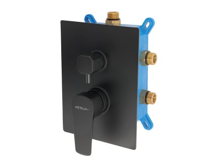 Podomítková baterie s boxem 3 vývody, METALIA 58 (BOX58051RX,5)