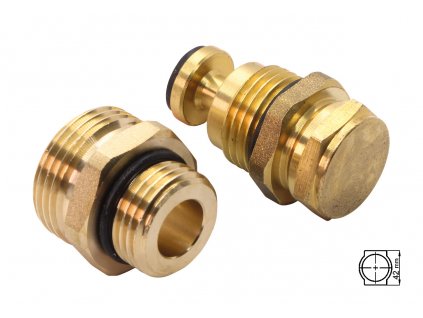 Stop ventil + redukce (sada C12) (RKPO-SET42)