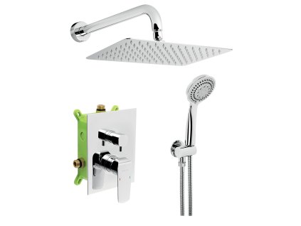 Sprchová sada podomítková, chrom (SADA38051R,0)