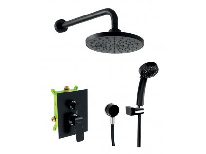 Sprchová sada podomítková, černá (SADA38051R,5)