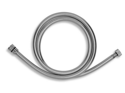 Sprchová hadice plastová, 150 cm, stříbrošedá (GREY/150,0)