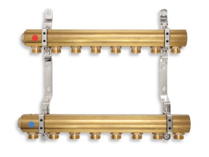 Rozdělovač se šroubením jednostranný G1" 12 okruhů (RPN12)