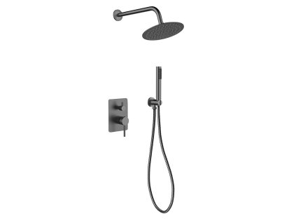 Olsen Spa  DECCO BABPDIIIGR - Podomítkový sprchový set SLIM DECCO/ILLUSION II Grafitová