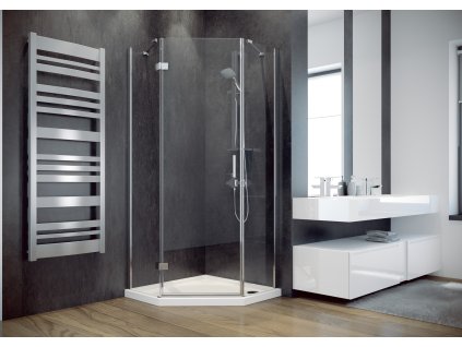 Olsen Spa  BCVIV90PETIL - Pětiúhleníkový sprchový kout VIVA 195P